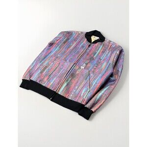 VTG 1992 M CARHARTT SOUTHWEST AZTEC BOMBER JACKET DETROIT SANTA FE PENDLETON WIP